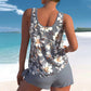 💦🔄 LIMITED TIME 50% OFF! 🌊Printed Tankini – Soft fabric & flexible design – Move freely in and out of water. 🤽‍♀️