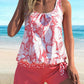 💦🔄 LIMITED TIME 50% OFF! 🌊Printed Tankini – Soft fabric & flexible design – Move freely in and out of water. 🤽‍♀️