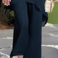 💐50% OFF ! Asymmetric Top & Wide Leg Pants Set – Trendy & Unique 💃✨【Limited Offer】