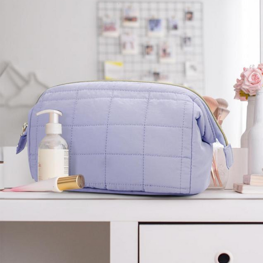 💐50% OFF! Checkered Beauty Bag – Multiple Compartments 🎯📦【Flash Sale】
