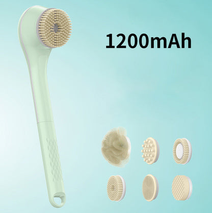 🚿 50% OFF NOW! 🧽 Long-Handled Electric Exfoliating Bath Brush – Powerful Motor, IPX7 Waterproof, Dual-Handle Design & Multiple Brush Heads for Spa-Like Clean ✨