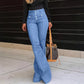 🕺 Retro Chic Vibe | Flared & High-Waisted Denim | Statement Piece for Your Wardrobe 🌟【Half Price】