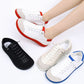 ☁️ Walk on Clouds | Women‘s Wide Toe Sneakers | Zero Break-In ✨【50% OFF 2026 Bestseller】