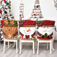 🎄 LIMITED‑TIME 50% OFF! 🦌 Christmas Themed Chair Cover – Linen & Brushed Cloth, Santa Claus / Snowman / Elk Designs & 54×48cm Size – Festive Protection for Holiday Gatherings 🪑