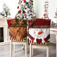 🎄 LIMITED‑TIME 50% OFF! 🦌 Christmas Themed Chair Cover – Linen & Brushed Cloth, Santa Claus / Snowman / Elk Designs & 54×48cm Size – Festive Protection for Holiday Gatherings 🪑