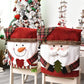 🎄 LIMITED‑TIME 50% OFF! 🦌 Christmas Themed Chair Cover – Linen & Brushed Cloth, Santa Claus / Snowman / Elk Designs & 54×48cm Size – Festive Protection for Holiday Gatherings 🪑