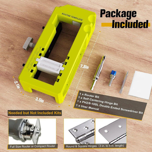 🚀 2026 NEW ARRIVAL | Hinge Door Lock Hole Positioner Kit 🔧【Precision Fit】