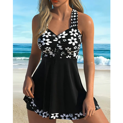 🎁New arrival 52% OFF💥Women's Floral Print Tankini Swimsuits with Boyshorts