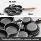 🍳 50% OFF NOW! 🔥 4-Cup Cast Iron Egg Frying Pan - Non-Stick & Even Heating, Perfect for Breakfast Sandwiches or Pancakes 🥪✨