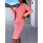 📢📢56% OFF !!!⏰Spaghetti Strap Bodycon Dress & Jacket Set