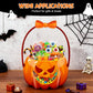 🍬 LIMITED‑TIME 50% OFF! 🎃 Halloween Transparent Pumpkin Favor Bags – Trick-or-Treat Candy Gift Bags 👻
