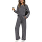 👗 Chic Everyday Essentials - Matching Women‘s Jogger Set (Top & Pants) - From Home to Outing 【Flash Sale -50%】