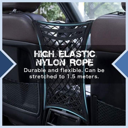 🧳 2026 Sale — Over 17,800 Sold! 🚗 3-Layer Universal Elastic Car Trunk Net Storage Bag – Heavy-Duty Mesh Cargo Organizer, Tool-Free Install & Pet Safe 🔒