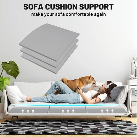 💐 BUY 2 GET 1 FREE! High-Density Couch Cushion Supports – Durable Foam & Non-Slip Grip 🏠🌟【Exclusive Offer】