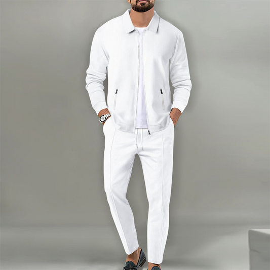 ✨ Minimalist Edge, All-Day Ready | 2-Piece Jacket & Pants Set 🕒【-50% Today】