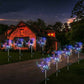 💐50% OFF ! 7-Color Solar Garden Light – Dusk Sensor & Night Magic 🌈✨【Limited Offer】