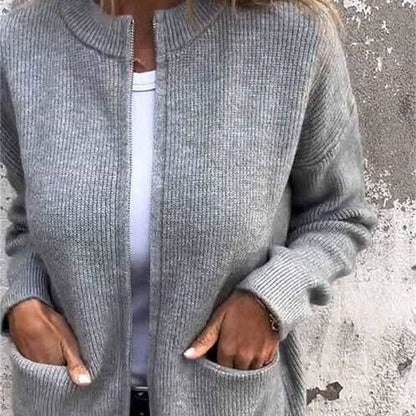 🌸 2026 Early-Spring New | Cozy Zip-Knit Jacket | All-Day Comfort 【50% OFF】