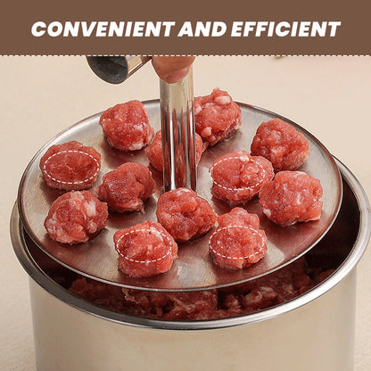 🍽️ LIMITED‑TIME 50% OFF! 🔥 3,847 Happy Customers – Kitchen Stainless Steel Meatball Mould – Premium 304 Stainless Steel, 6 or 12 Holes & Ergonomic Design 👨‍🍳