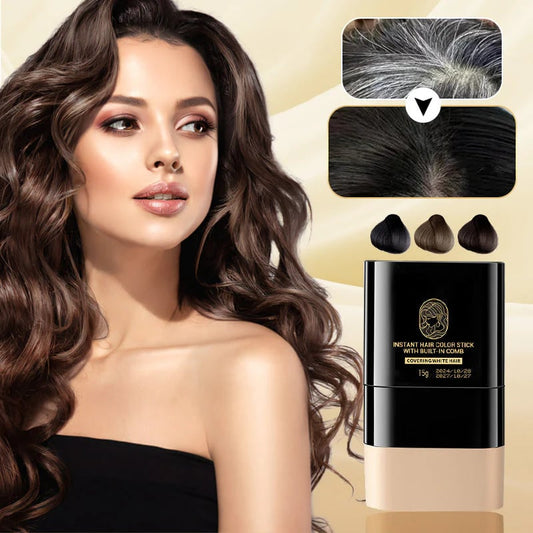 💐50% OFF! Instant Hair Colour Stick with Built-In Comb – 1 Minute, No Mess 🌈💨【Limited Offer】