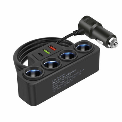 💥 50% OFF FLASH SALE! 7-in-1 Cigarette Lighter Adapter – Fast Charging + 4 USB Ports ⚡🚗 【Limited Time】