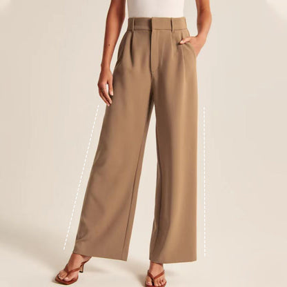 👖40% OFF🎐Women's Smart & Casual High Waisted Straight Leg Work Trousers