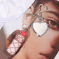 🧳 Versatile & Portable Organizer - Stainless Steel Mesh Pull Bag Charm - For Cosmetics, Jewelry & Keys 【Perfect Travel Gift】