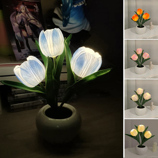 💐50% OFF! LED Tulip Night Light – Soft Glow for Peaceful Sleep 🌙😴【Flash Sale】