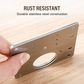 🚪 50% OFF NOW! 🔧 Hinge Repair Plate – Fix Loose Cabinet Doors Fast, No Replacement – Stainless Steel & Dual-Sided 🛠️