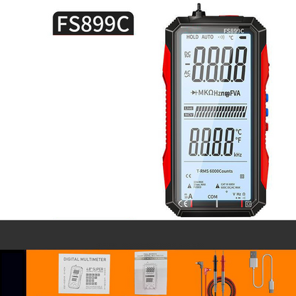🔧 Modern Tech Essential | USB-C Rechargeable Multimeter | Pocket-Sized for On-the-Go Use ⚡【50% OFF】
