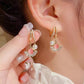 🍃 Inspired by Nature | Pearl Earrings with Apricot Leaf Detail | A Truly Precious Gift 💝【Limited Offer】