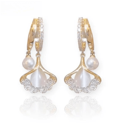 💐50% OFF ! Ginkgo Leaf Drop Earrings – Delicate Detail & Careful Finish 🌸✨【Limited Offer】