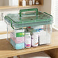 ✈️ Travel-Sized Pharmacy | 2-Layer Portable Medicine Organizer 🧳【50% OFF】