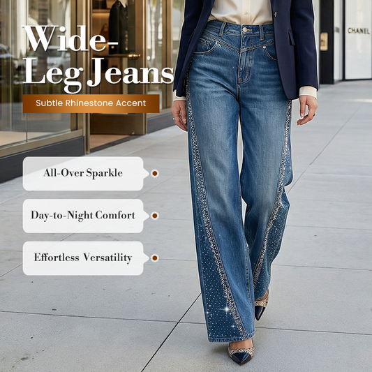 🚀 2026 Best-Seller | Women‘s Bedazzled Bell Bottom Jeans | Instant Vibe Boost ⚡【-60%】