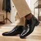 🎩 Formal Shine & Elegance | Men‘s PU Leather Derby Shoes ✨【Flash Sale】