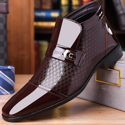 🎩 Formal Shine & Elegance | Men‘s PU Leather Derby Shoes ✨【Flash Sale】