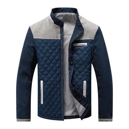 ⛷️ Outdoor-Ready Style | Quilted Utility Jacket with Stand Collar | Lightweight & Multi-Season 🎯【-50% Off】