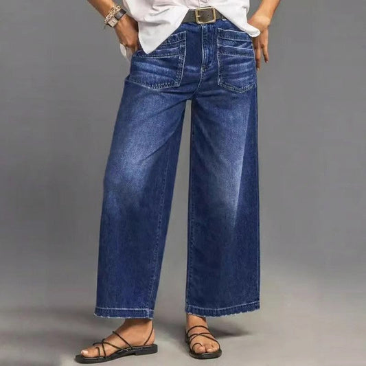 💫 2026 Must-Have | High-Waisted Wide-Leg Jeans | Ultra-Comfortable Everyday “It” Pants 👖【NEW 50% OFF】