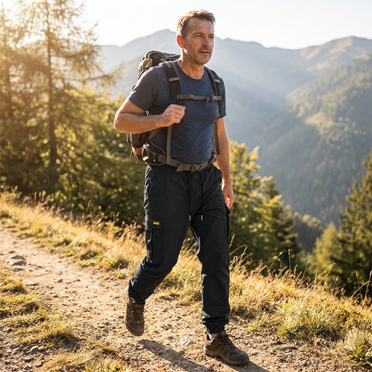 💐50% OFF ! Men‘s Casual Cargo Pants – Drawstring Waist + Ultimate Comfort 🧵💨【Limited Stock】
