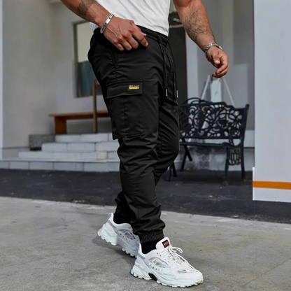 💐50% OFF ! Men‘s Casual Cargo Pants – Drawstring Waist + Ultimate Comfort 🧵💨【Limited Stock】