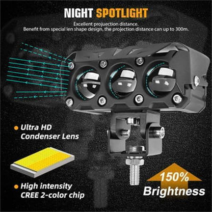 💡 Ultimate Road Illumination | Powerful Motorbike LED Driving Lights ⚡【-50% OFF】