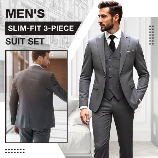 ✨ 2026 New Arrival | 3-Piece Slim Fit Suit | Office Essential 👔【60% OFF】