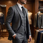 ✨ 2026 New Arrival | 3-Piece Slim Fit Suit | Office Essential 👔【60% OFF】
