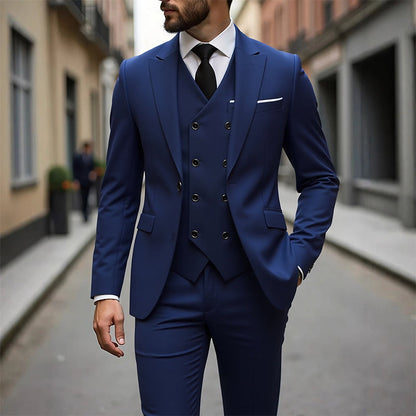 ✨ 2026 New Arrival | 3-Piece Slim Fit Suit | Office Essential 👔【60% OFF】