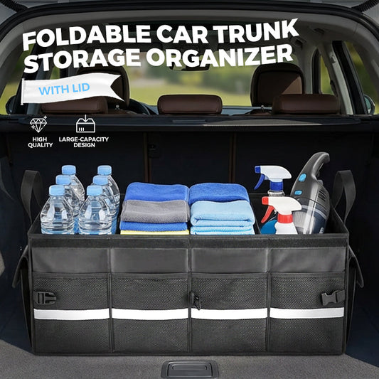 🔥 2026 Ultimate Tidy | Foldable Storage Box for Car Trunk | Instantly Organize 🚗【Half Price】