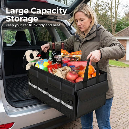 🔥 2026 Ultimate Tidy | Foldable Storage Box for Car Trunk | Instantly Organize 🚗【Half Price】