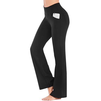 💐50% OFF ! High-Waisted Tummy-Control Pants – Flare Cut that Elongates Legs 👖✨【Limited Stock】