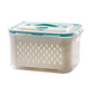 💐50% OFF ! 2 in 1 Meal Prep Container – Removable Drainer & Airtight Lid 🥑❄️【Limited Offer】