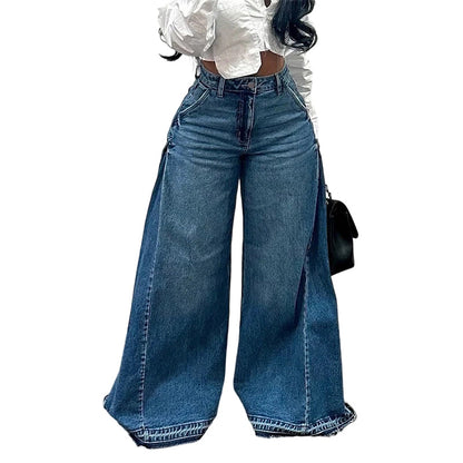 💫 2026 Favorite | Oversized Wide-Leg Jeans | High-Waist for Every Look 📸【Viral 2026】