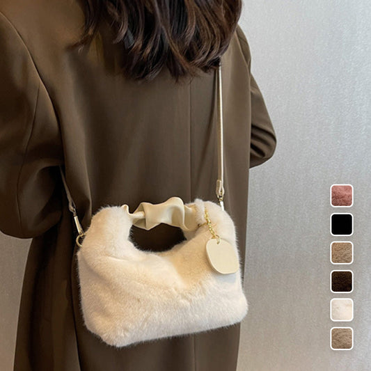 🏆 2026 BEST SELLER | Faux Fur Handbag | Chic & Versatile 🔥【50% OFF】