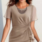 ✨ 2026 New Arrival | Elegant Solid Color Dress | Cinched Waist & Breathable 🌸【60% OFF】